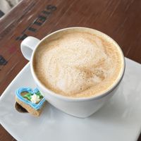 Best coffee in town. Cookie not vegan :( at Kaffeehaus in Arequipa