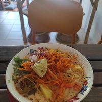 Khao soi at Free Bird Cafe Pai in Pai