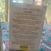   at Free Bird Cafe Pai in Pai