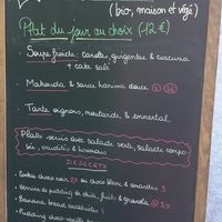 Daily menu at L' Ecomotive in Marseille