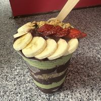 Matcha “the works”   at Oakberry in London