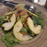 Best salad dressing ever! at Iliada Beach Bar Restaurant in Corfu