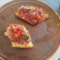 Bruscetta at Iliada Beach Bar Restaurant in Corfu