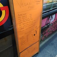 Menu and shop front at Hisko Home Foods in Istanbul