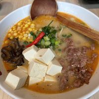 Beyond meat ramen!  at Ajisen Ramen in Toronto