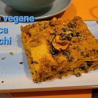 Lasagne with pumpkin and pistachios at Piazza Martino Agricoltura e Cucina in Bologna