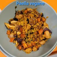 Vegan Paella at Piazza Martino Agricoltura e Cucina in Bologna
