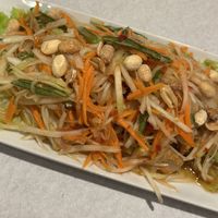 Papaya salad   at Thailander in Porto