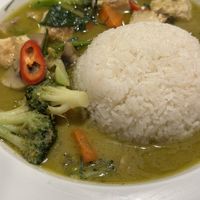 Green curry   at Thailander in Porto