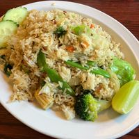 Thai Fried Rice (vegan upon request). at Joy's Pattaya Thai Restaurant in Richfield