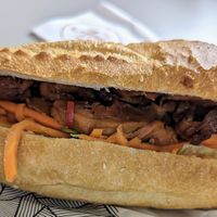 Vegan BBQ Pork Salad Roll at Amie Bakery Cafe in Melbourne