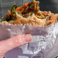 vegan lemongrass chicken at Amie Bakery Cafe in Melbourne