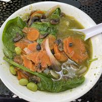 Excellent vegetable soup! This is half a serving   at Dragonfly Tavern in Daphne