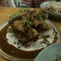 Aubergine starter   at Street Three Eatery - Siem Reap in Siem Reap