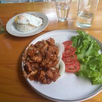 Tofu lok lak at Street Three Eatery - Siem Reap in Siem Reap