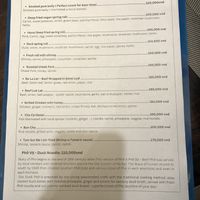 Menu  at The Hanoi Cafe in Hanoi