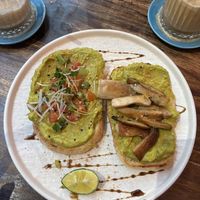 modified VG avo on toast   at The Hanoi Cafe in Hanoi