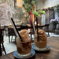 VG Peanut butter & VG coconut iced coffees   at The Hanoi Cafe in Hanoi