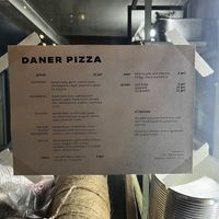 Menü  at Daner Pizza in Tbilisi