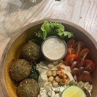 Falafel bowl  at iVegan Supershop Old Quarter Hanoi - Healthy Plant Based Cafe in Hanoi