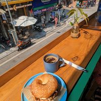 Tempe bagel at iVegan Supershop Old Quarter Hanoi - Healthy Plant Based Cafe in Hanoi