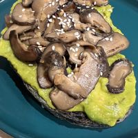 Avocado & mushroom bread  at iVegan Supershop Old Quarter Hanoi - Healthy Plant Based Cafe in Hanoi