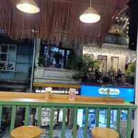 The balcony at iVegan Supershop Old Quarter Hanoi - Healthy Plant Based Cafe in Hanoi