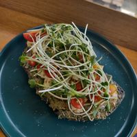 Pesto toast was very good at iVegan Supershop Old Quarter Hanoi - Healthy Plant Based Cafe in Hanoi