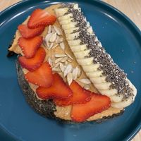 Peanut butter toast  at iVegan Supershop Old Quarter Hanoi - Healthy Plant Based Cafe in Hanoi