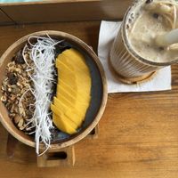 Blue Smoothie Bowl  at iVegan Supershop Old Quarter Hanoi - Healthy Plant Based Cafe in Hanoi