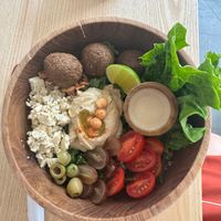 Falafel bowl  at iVegan Supershop Old Quarter Hanoi - Healthy Plant Based Cafe in Hanoi
