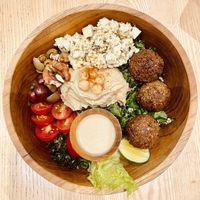 Falafel bowl   at iVegan Supershop Old Quarter Hanoi - Healthy Plant Based Cafe in Hanoi