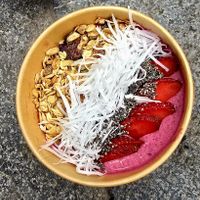 Pink up smoothie at iVegan Supershop Old Quarter Hanoi - Healthy Plant Based Cafe in Hanoi