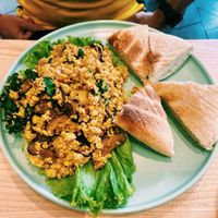 Tofu scramblee  at iVegan Supershop Old Quarter Hanoi - Healthy Plant Based Cafe in Hanoi
