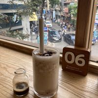 Coconut coffee!  at iVegan Supershop Old Quarter Hanoi - Healthy Plant Based Cafe in Hanoi