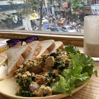 Scrambled tofu  at iVegan Supershop Old Quarter Hanoi - Healthy Plant Based Cafe in Hanoi
