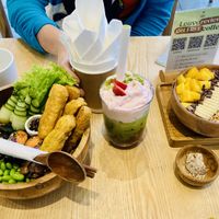 Tokyo bowl,  wake up smoothie bowl  at iVegan Supershop Old Quarter Hanoi - Healthy Plant Based Cafe in Hanoi