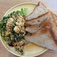 Tofu scramble sandwich   at iVegan Supershop Old Quarter Hanoi - Healthy Plant Based Cafe in Hanoi