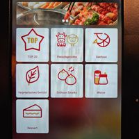 Selection menu at Xiao Long Kan 杜塞小龙坎 in Dusseldorf