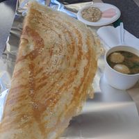 Chili onion masala dosa at Almond Dosa in Surrey