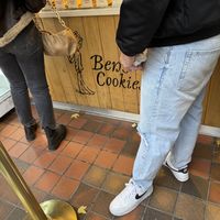 some of the options  at Ben's Cookies in London