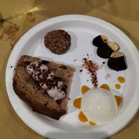 Mixed dessert at Dastra in Turin