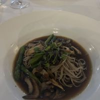 Umami and mushroom broth  at The Gates Restaurant - Leogate Estate  in Pokolbin