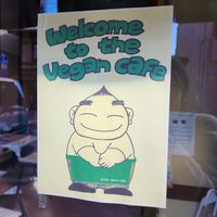 All vegan cafe at Silver Backs Cafe in Kyoto