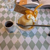 Pudding at Silver Backs Cafe in Kyoto