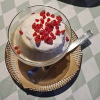 Soy pudding at Silver Backs Cafe in Kyoto