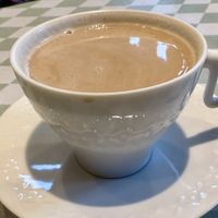 Spice chai with soy milk   at Silver Backs Cafe in Kyoto