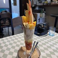 Parfait  at Silver Backs Cafe in Kyoto