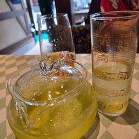 Japanese Brown Rice Tea (Iced) at Silver Backs Cafe in Kyoto