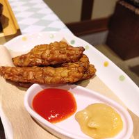 Tempeh goreng at Silver Backs Cafe in Kyoto